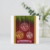 PRETTIG KERSTFEEST EN GELUKKIG NIEUWJAAR KAART (Staand voorkant)