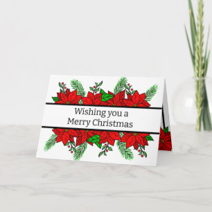 Prettig kerstfeest en gelukkig nieuwjaar kaart