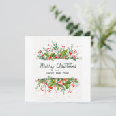 PRETTIG KERSTFEest EN GELUKKIG NIEUWJAAR Kaart (Staand voorkant)