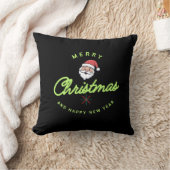 Prettig kerstfeest en gelukkig nieuwjaar kussen (Deken)