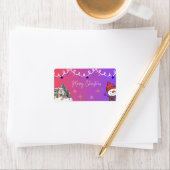 Prettig kerstfeest etiket (Insitu)