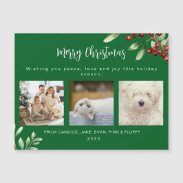 Prettig kerstfeest Familie 3 Foto Vakantiewenskaar
