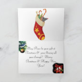 PRETTIG KERSTFEEST FEESTDAGEN KAART (Binnen)