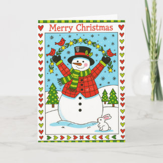 Prettig kerstfeest feestdagen kaart