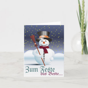 Prettig kerstfeest feestdagen kaart