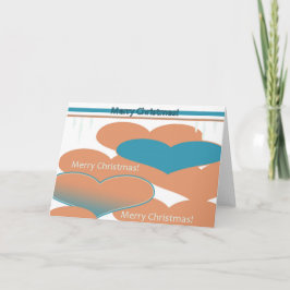 Prettig kerstfeest feestdagen kaart