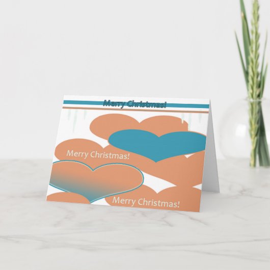 Prettig kerstfeest feestdagen kaart (Voorkant)