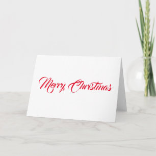 Prettig kerstfeest feestdagen kaart