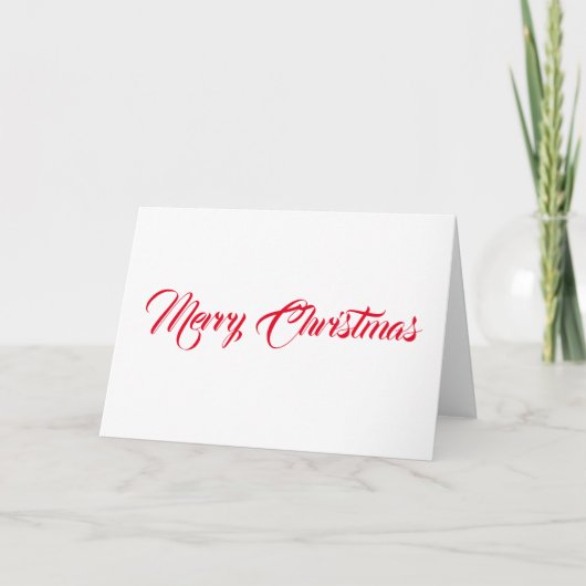 Prettig kerstfeest feestdagen kaart (Voorkant)
