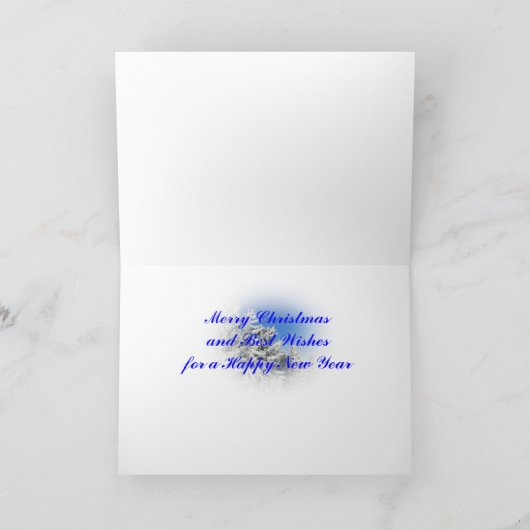 Prettig kerstfeest feestdagen kaart (Binnen)