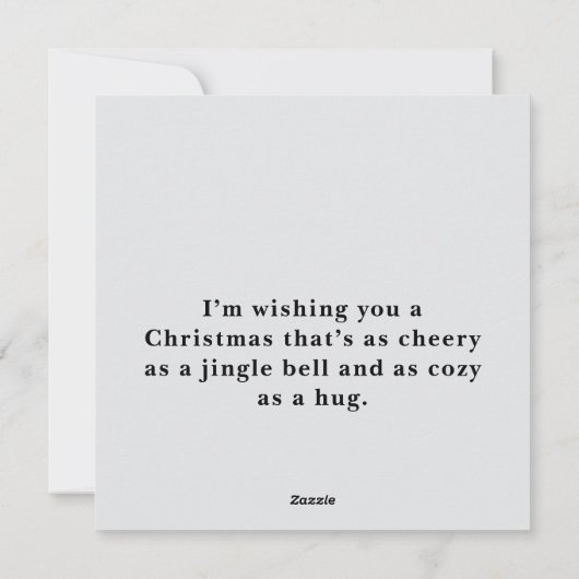 Prettig kerstfeest! feestdagenkaart (Achterkant)