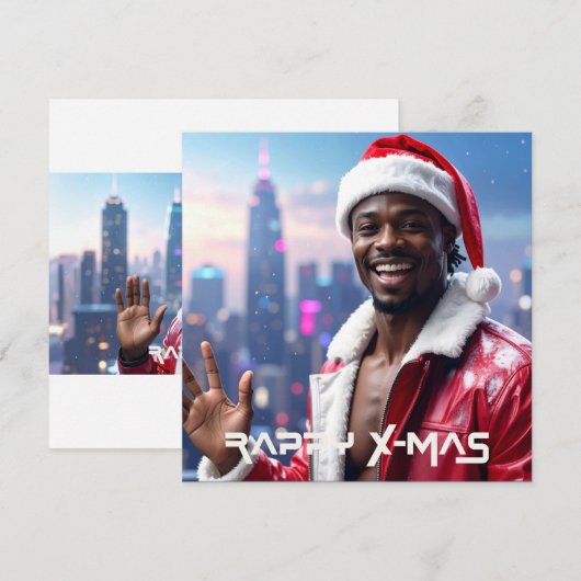 PRETTIG KERSTFEest Feestdagenkaart (Voorkant / Achterkant)