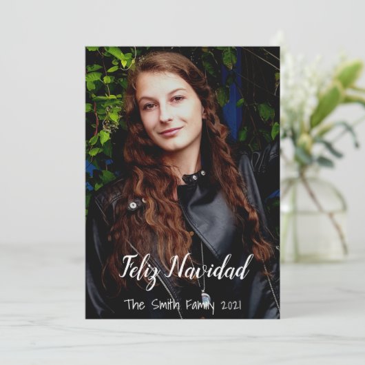 Prettig Kerstfeest Feestdagenkaart (Staand voorkant)