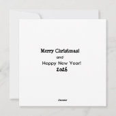 Prettig kerstfeest! feestdagenkaart (Achterkant)