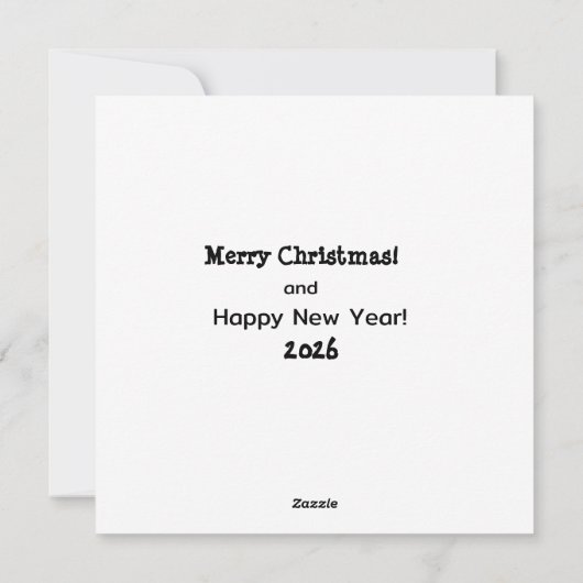 Prettig kerstfeest! feestdagenkaart (Achterkant)