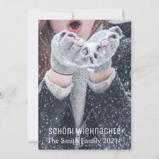 Prettig Kerstfeest Feestdagenkaart (Voorkant)