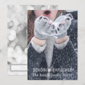 Prettig Kerstfeest Feestdagenkaart (Voorkant / Achterkant)