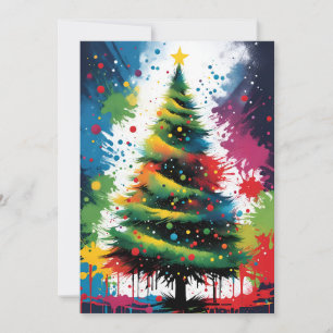 Prettig kerstfeest feestdagenkaart