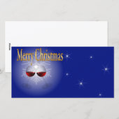 Prettig kerstfeest feestdagenkaart (Voorkant / Achterkant)