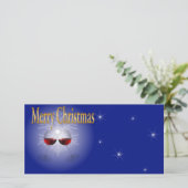 Prettig kerstfeest feestdagenkaart (Staand voorkant)