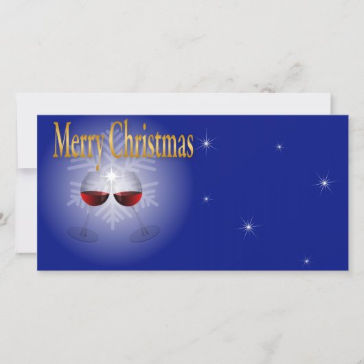 Prettig kerstfeest feestdagenkaart (Voorkant)