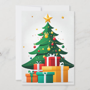Prettig kerstfeest feestdagenkaart