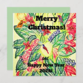 Prettig kerstfeest! feestdagenkaart (Voorkant / Achterkant)