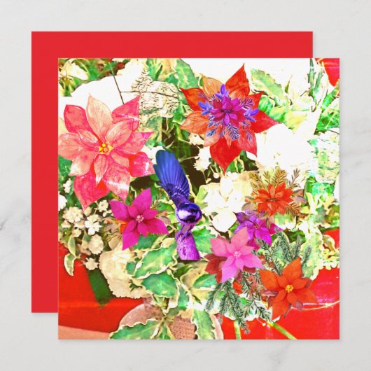 Prettig kerstfeest! feestdagenkaart (Voorkant / Achterkant)