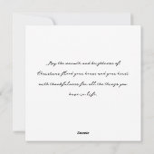 Prettig kerstfeest feestdagenkaart (Achterkant)