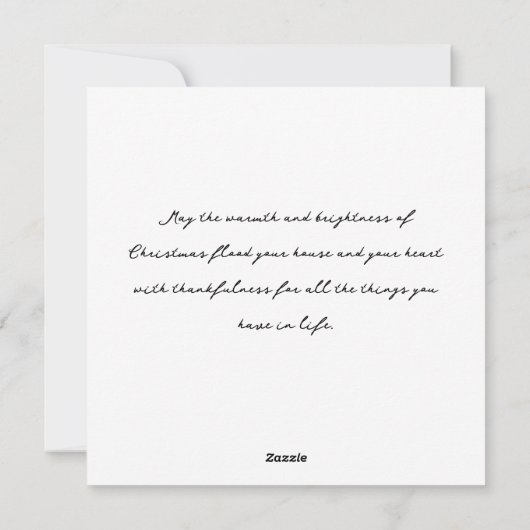 Prettig kerstfeest  feestdagenkaart (Achterkant)