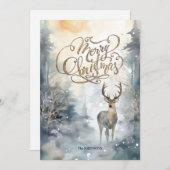 Prettig Kerstfeest Feestdagenkaart (Voorkant / Achterkant)