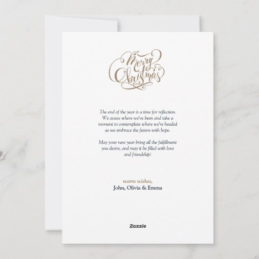 Prettig Kerstfeest Feestdagenkaart (Achterkant)