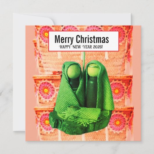 Prettig kerstfeest! feestdagenkaart (Voorkant)