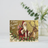 Prettig Kerstfeest Feestdagenkaart (Staand voorkant)