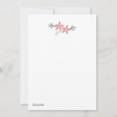 Prettig kerstfeest feestdagenkaart (Achterkant)