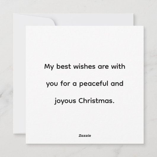 Prettig kerstfeest! feestdagenkaart (Achterkant)