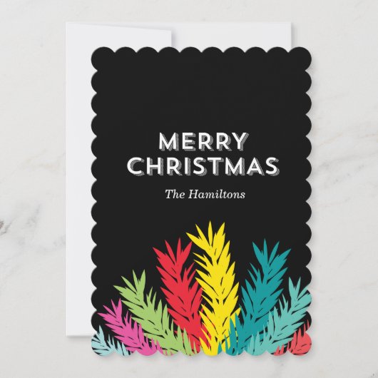 prettig kerstfeest feestdagenkaart (Voorkant)