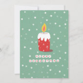 Prettig kerstfeest feestdagenkaart (Voorkant)