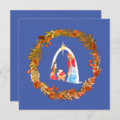 Prettig kerstfeest! feestdagenkaart (Voorkant / Achterkant)