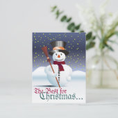 Prettig kerstfeest feestdagenkaart (Staand voorkant)