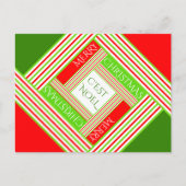 Prettig kerstfeest feestdagenkaart (Voorkant)