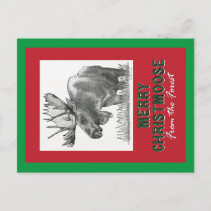 Prettig kerstfeest feestdagenkaart