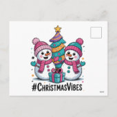 Prettig kerstfeest feestdagenkaart (Achterkant)