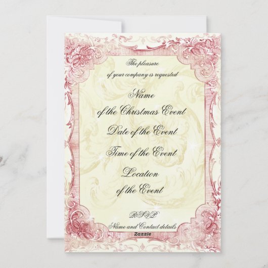 Prettig Kerstfeest Feestdagenkaart (Achterkant)