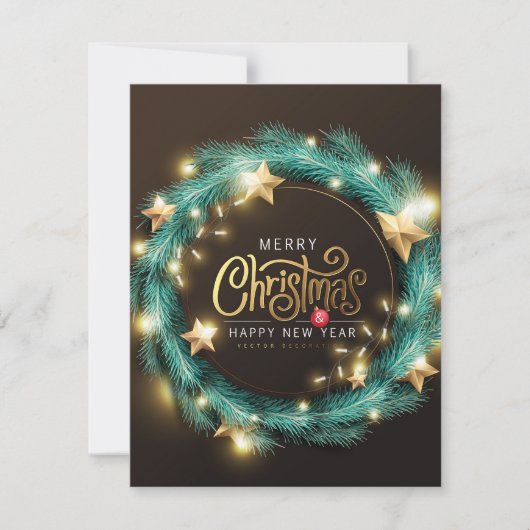 "Prettig kerstfeest" Feestdagenkaart (Voorkant)