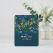 "Prettig kerstfeest" Feestdagenkaart (Staand voorkant)