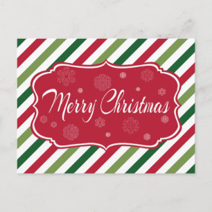 Prettig kerstfeest feestdagenkaart