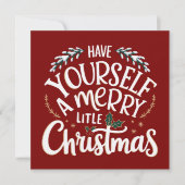Prettig Kerstfeest Feestdagenkaart (Voorkant)