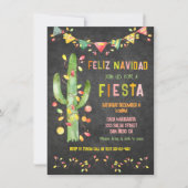 Prettig kerstfeest Fiesta Cactus waterverf Kaart (Voorkant)
