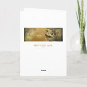 Prettig Kerstfeest - Fijne Cherubs Kunst Kaart (Achterkant)